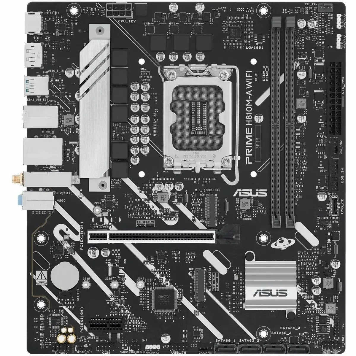 Asus Prime H810m-A Wifi-Csm Desktop Motherboard - Intel H810 Chipset 1