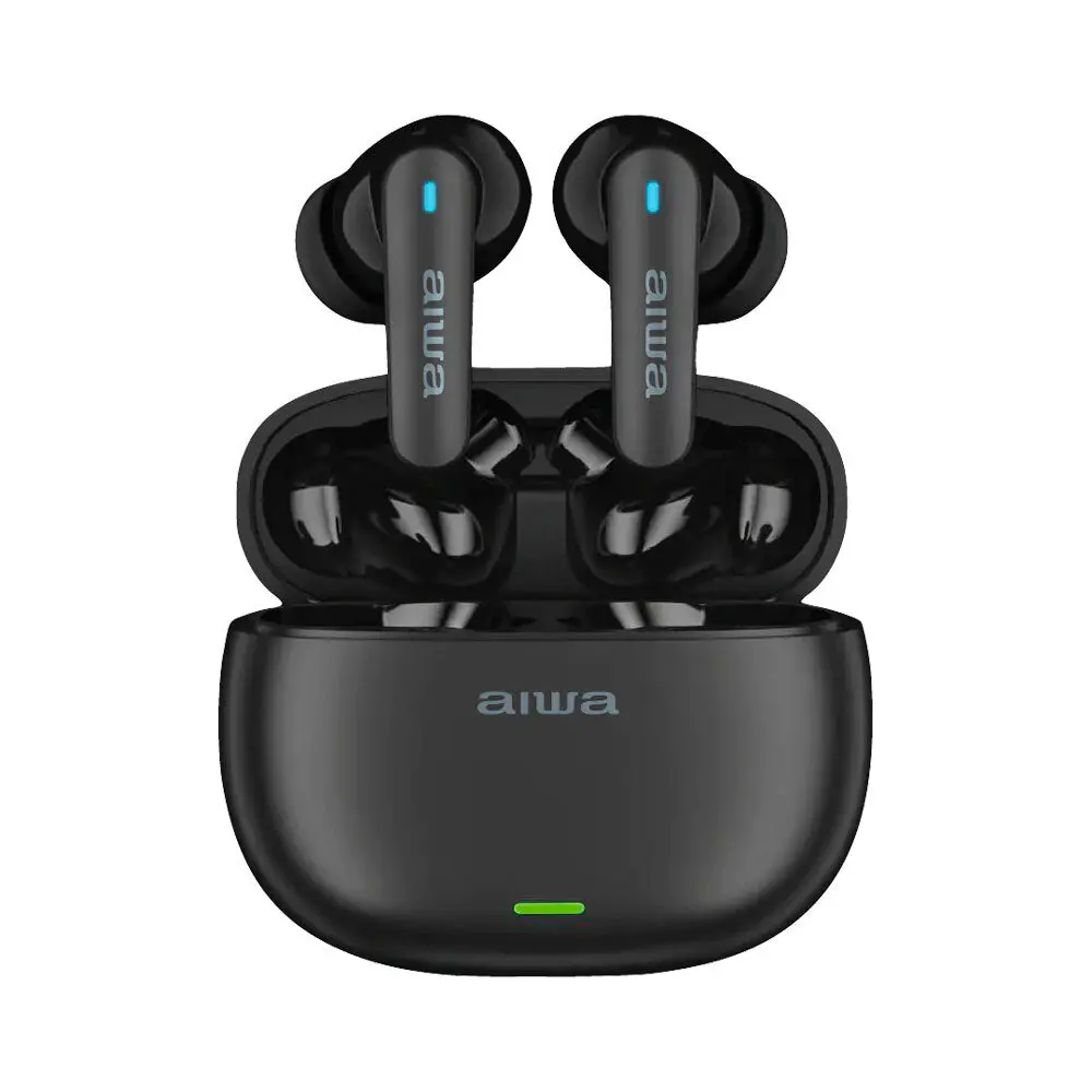 Aiwa In-Ear Gelstem True-Wireless Earbuds Anc Black 1