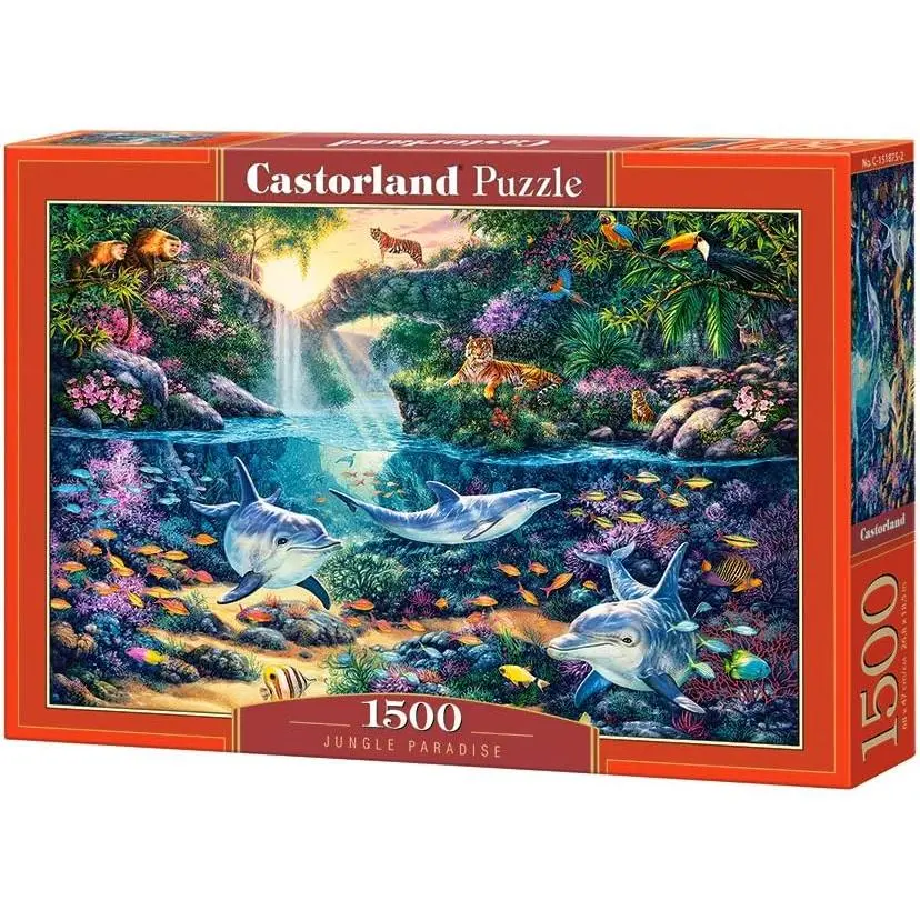 Castorland 1500-Pieces Jungle Paradise Puzzle 1