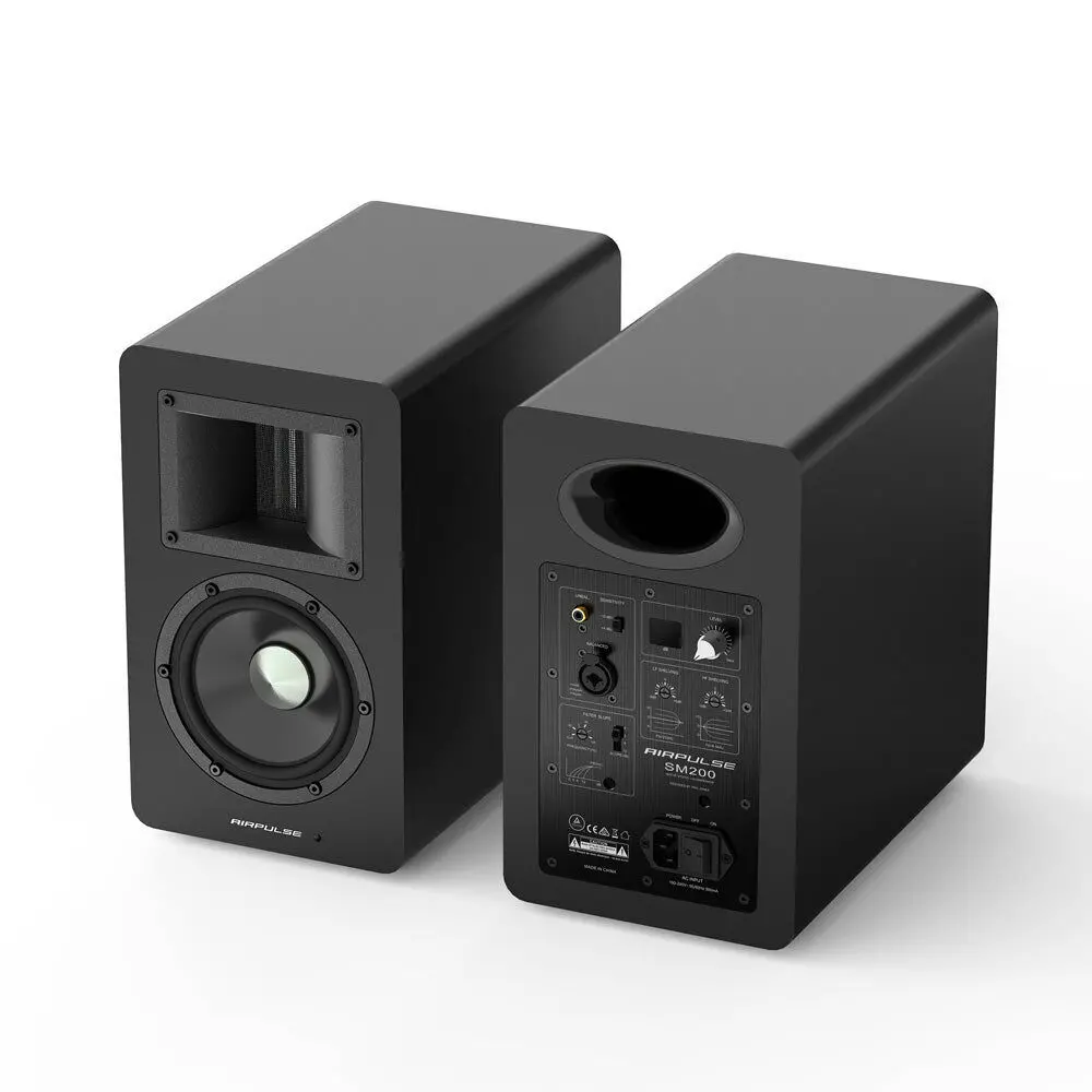Airpulse Sm200 Precision Monitor Active Loudspeakers 185X315cm 2Pc (Black) 1