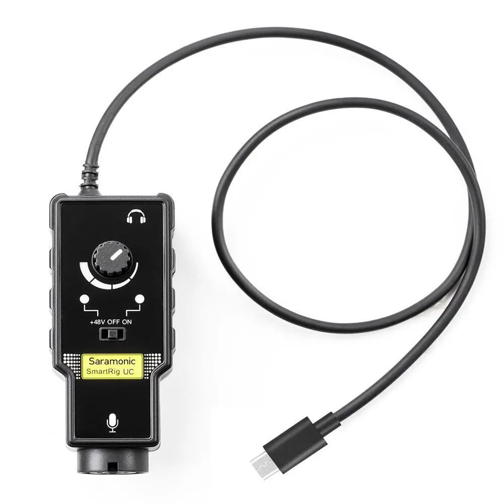 Saramonic Audio Adapter Interface Usb Type-C/Android For Mic/Guitar Black 1