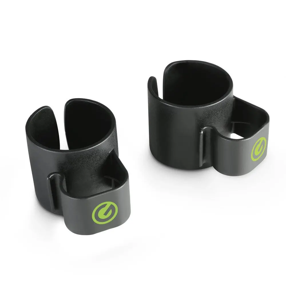 Gravity Sacc35b Speaker Pole Cable Plastic Clips 35Mm Tube/Stand 2Pc (Black) 1