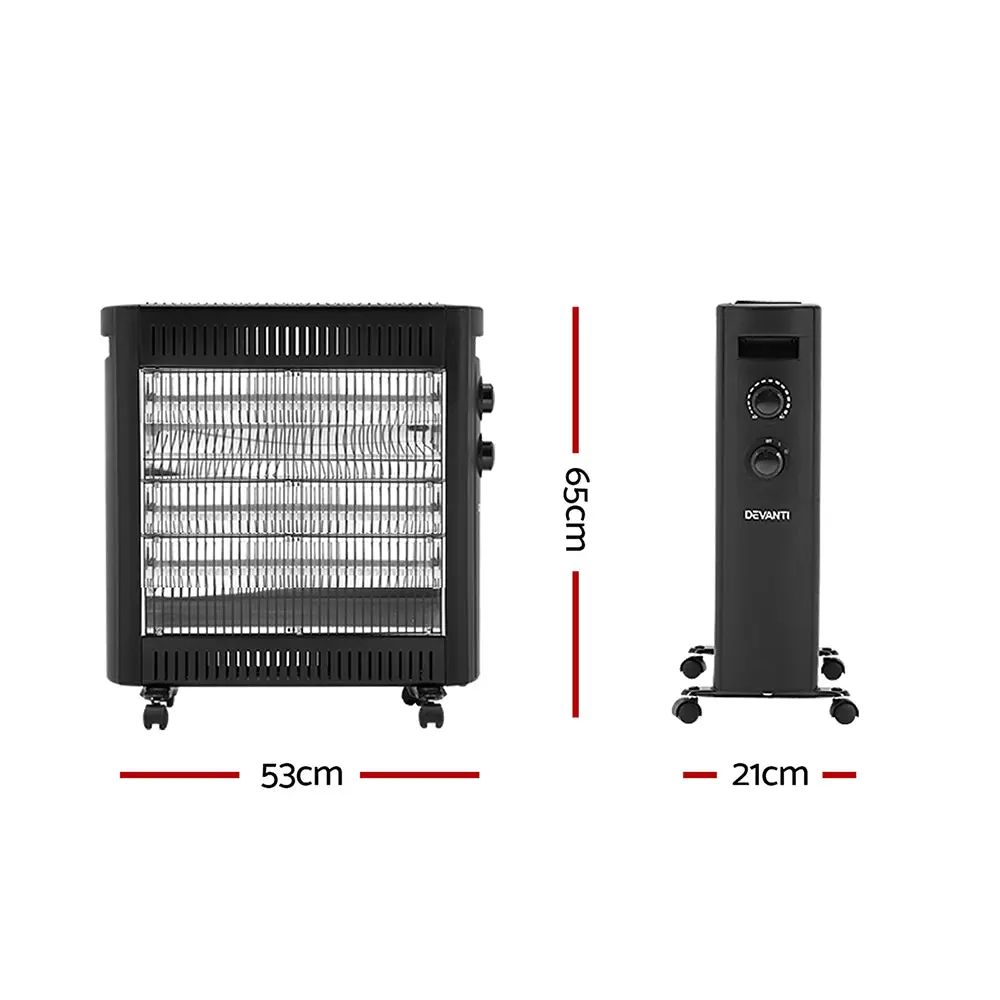 Devanti 2200W Infrared Heater Radiant Heaters 2