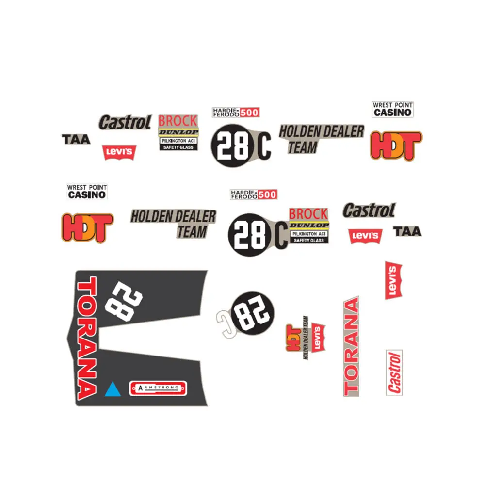 Dda 1:24 Scale #28C Lj Torana Bathurst Decal Kit Accessory 1