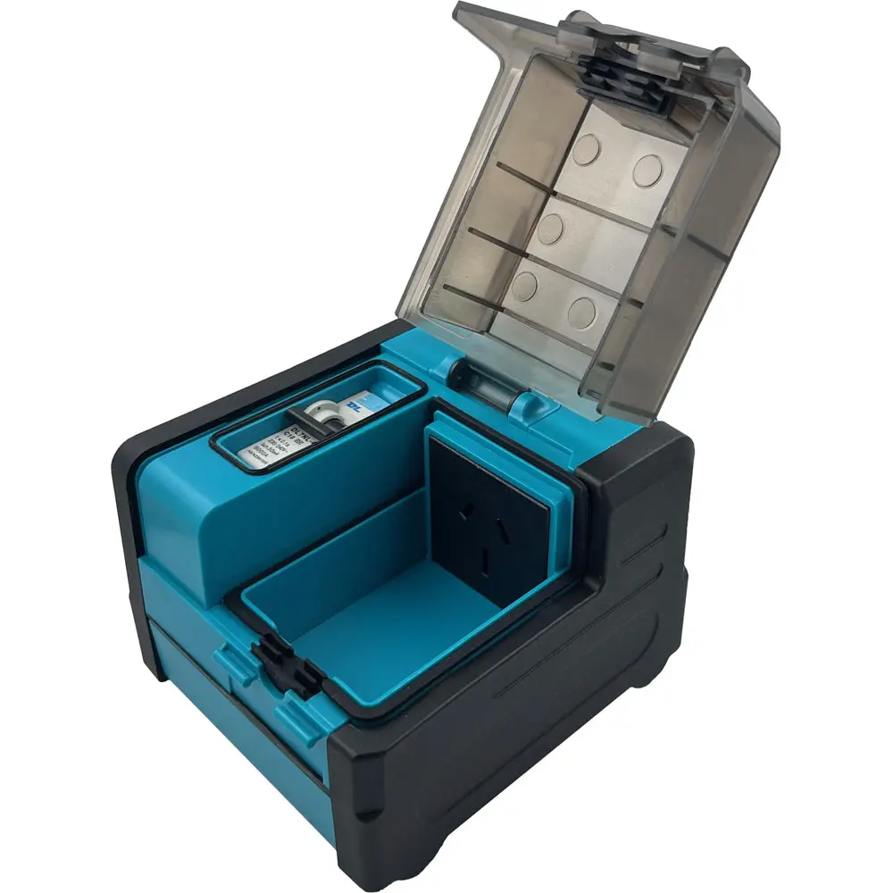 Ultracharge Portable Safety Power Cube  (Teal/Black) 1