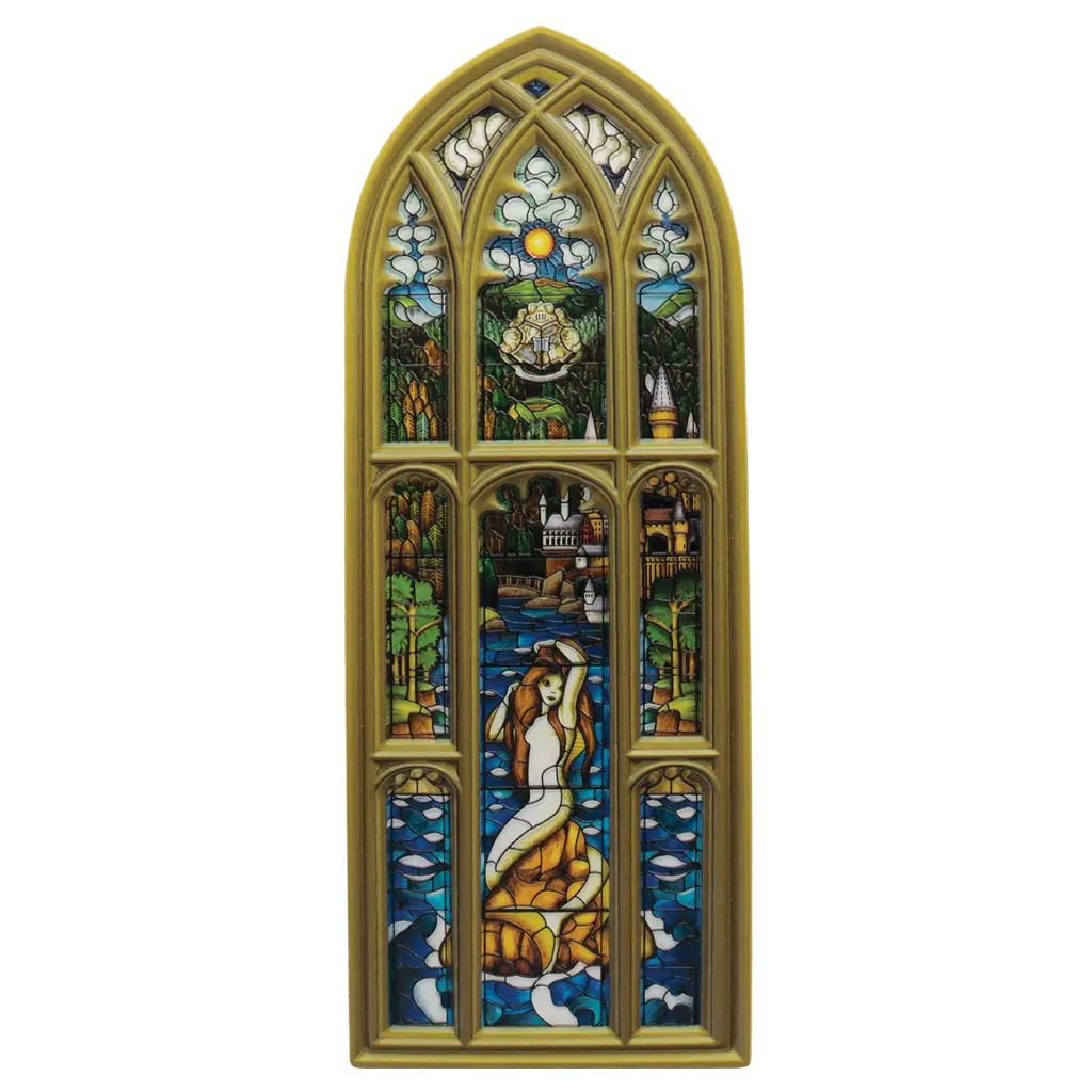 Fanattik Harry Potter Mermaid Stained Glass Window Resin Plaque 1