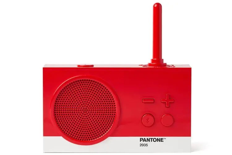Lexon Thykho 3 Fm Radio And Bluetooth Speaker Pantone (Red) 2