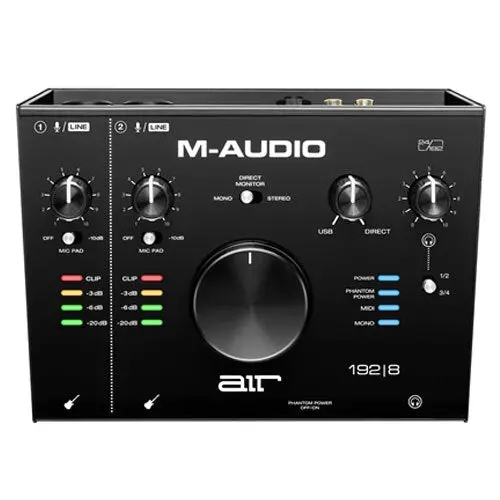 M-Audio Air 192/8 Usb 2X4 Audio Interface Monitoring With Midi 1
