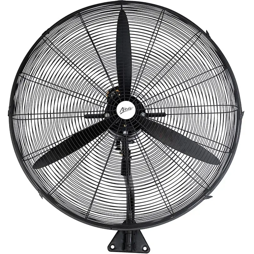 Nero Industrial Pedestal Fan Wall Mount Oscillating Warehouse Factory 1