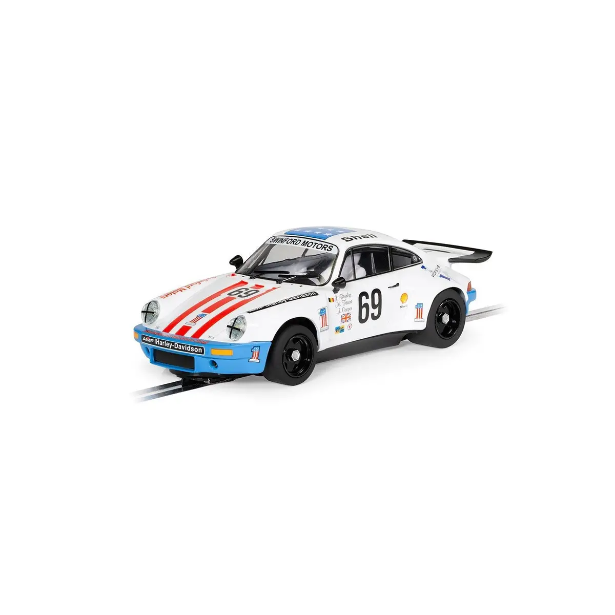 Scalextric Porsche 911 Carrera Rsr 3.0 Slot Car: 6Th Lemans 1975 1