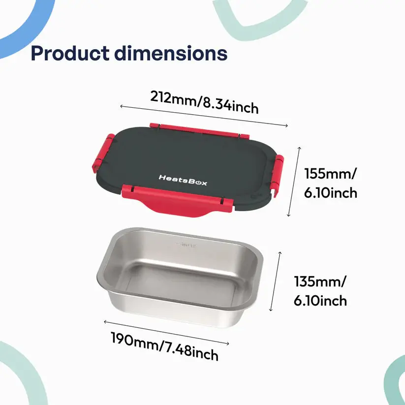 Heatsbox Inner Dish Set - Twin Pack 2