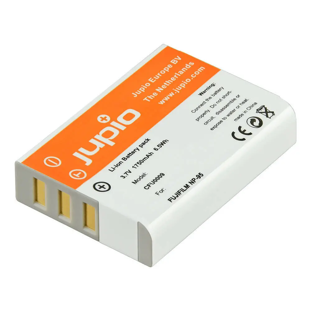 Jupio Li-Ion 3.7V 1750Mah Battery For Fuji Np-95 Camera 1