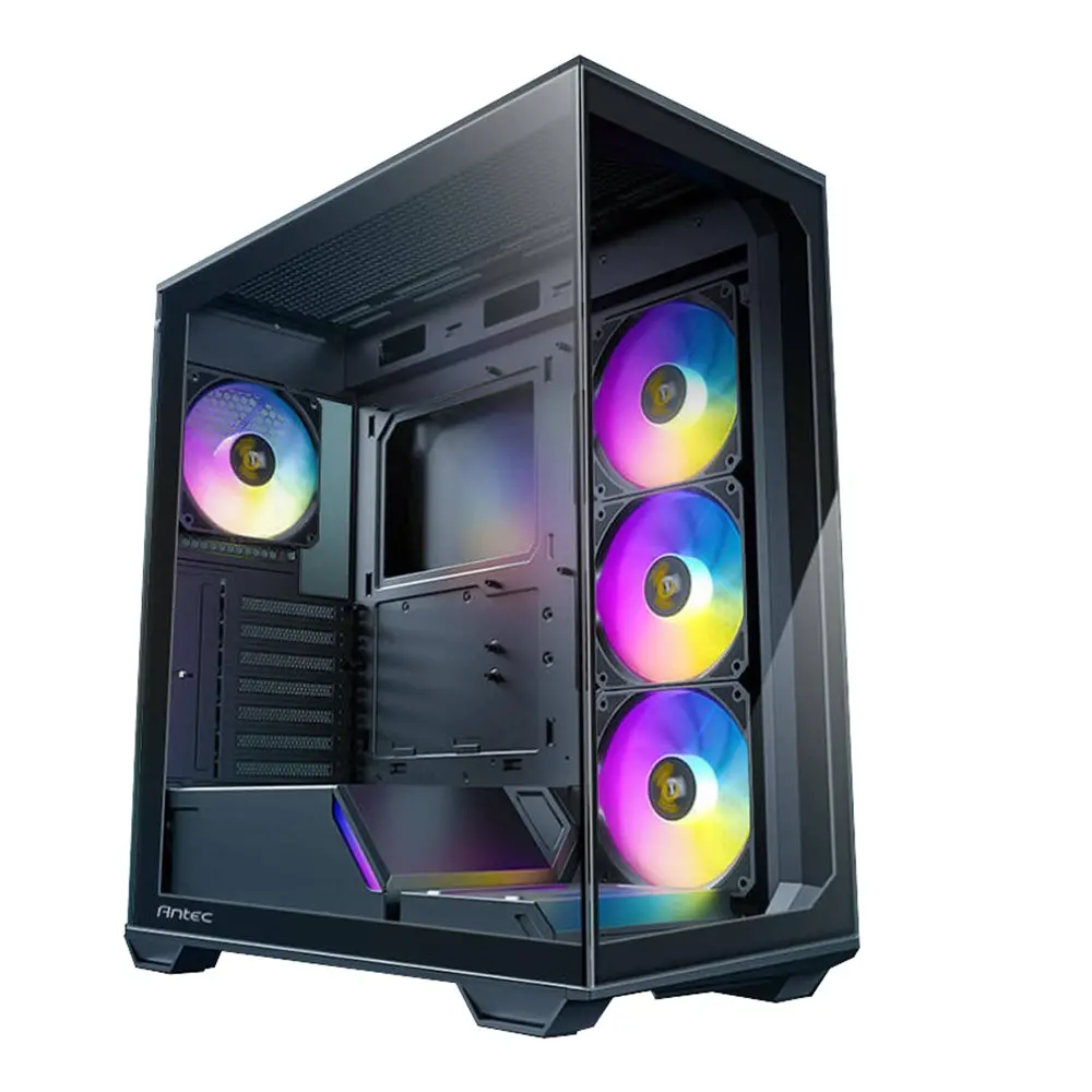 Antec C3 Argb Panoramic Tempered Glass Mid-Tower Atx Case (Black) 1