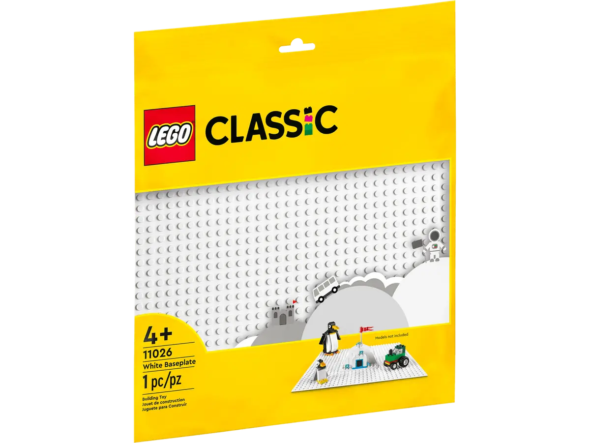 Lego 11026 White Baseplate - Classic 4+ 1