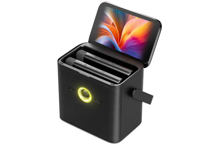 Ikarao Shell S3 Portable 80W Karaoke Speakers With 7" Lyrics Display 1
