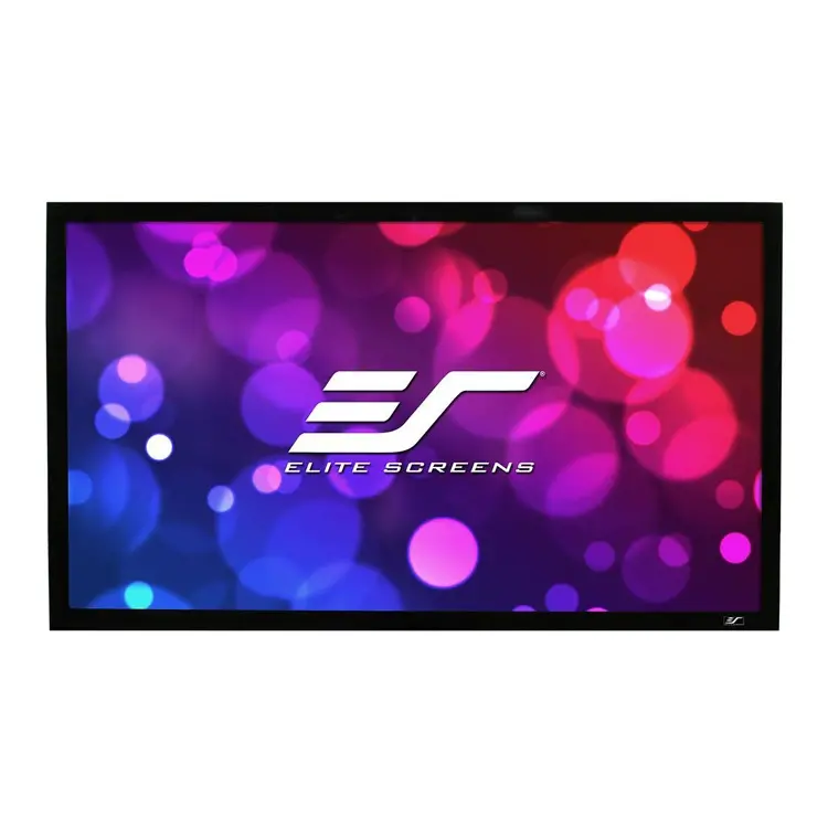 Elite Screens 100" Fixed Frame 2D/3D Polarized Projection Screen 1