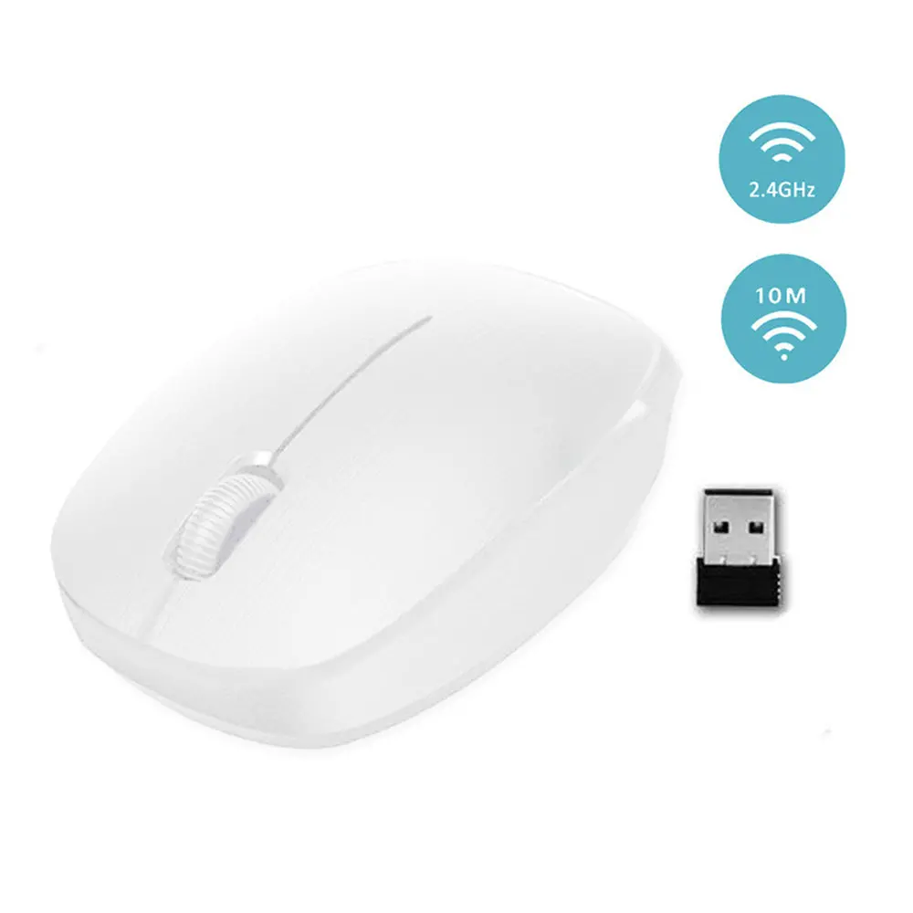 Sansai Ergonomic 2.4Ghz Wireless Optical Mouse (White) 2