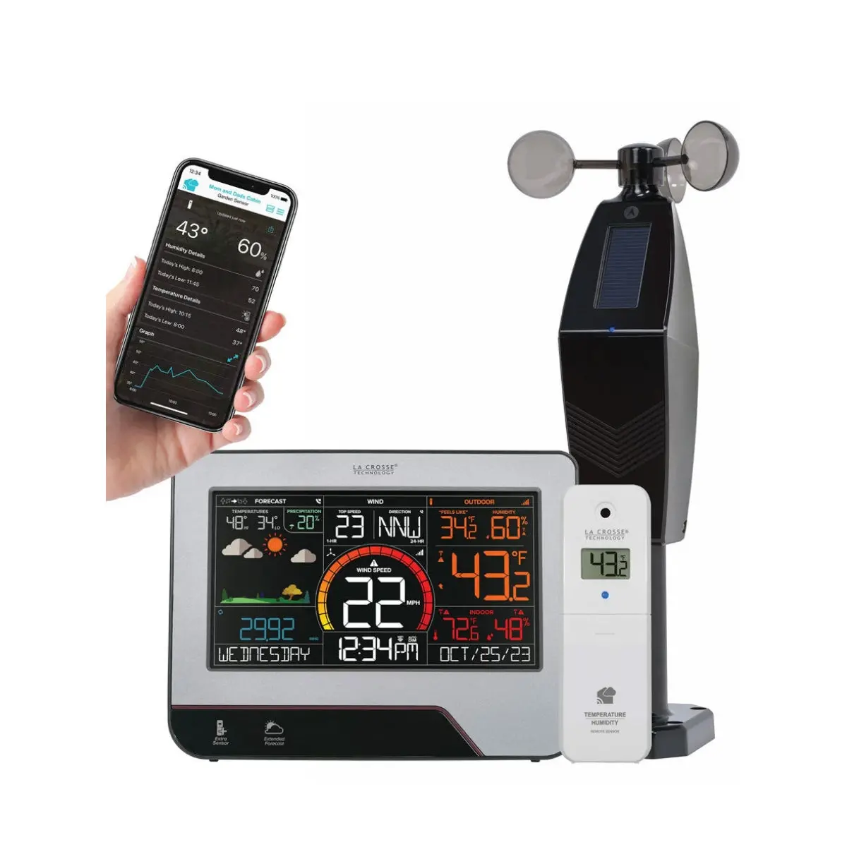 La Crosse V23-Wth Wifi Colour Wind Speed And Weather System 1