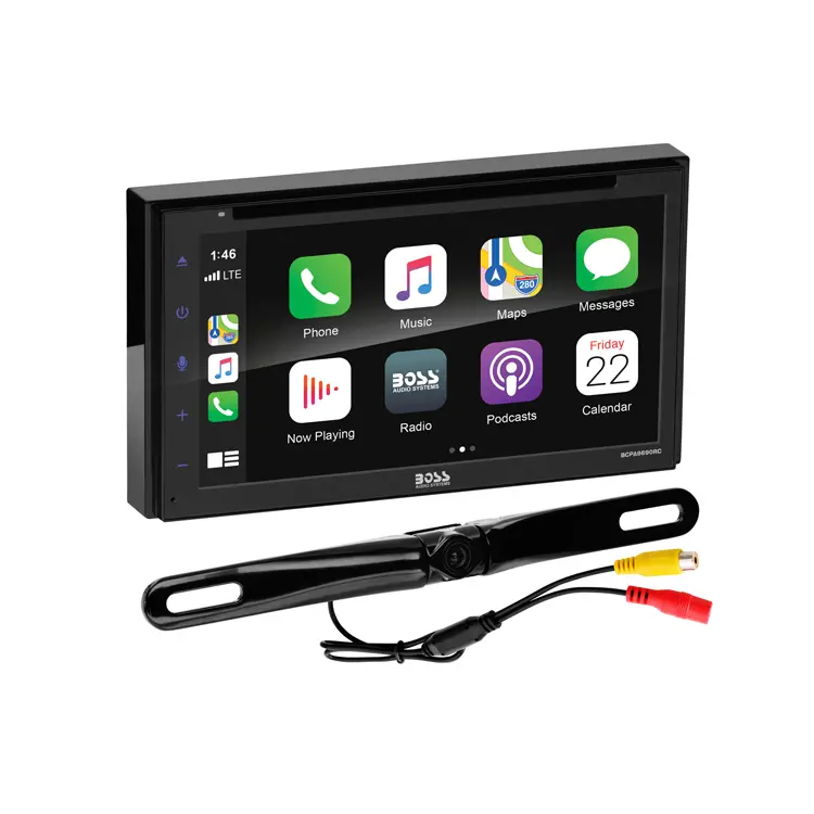 Boss Audio Bcpa9690rc 6.7" Apple Carplay & Android Auto Dvd Bluetooth 1