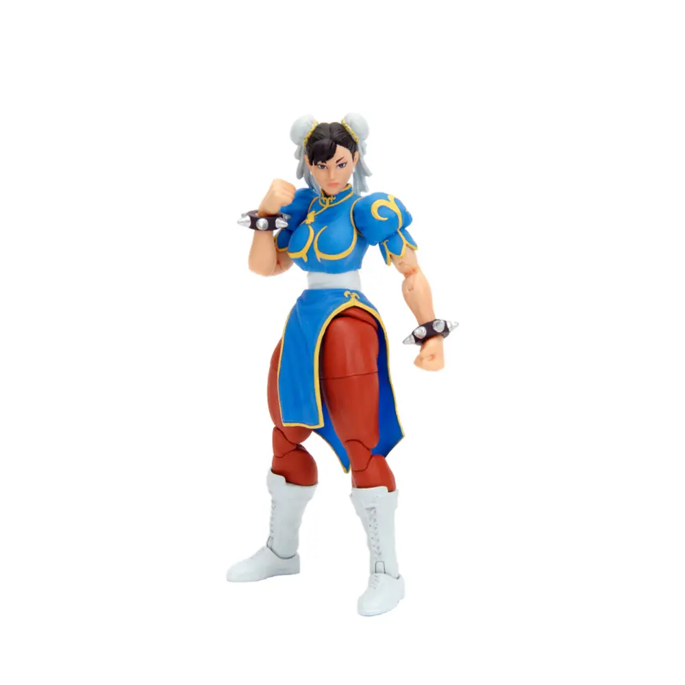 Jada Street Fighter Chun-Li 6" Action Figure With Alternate Head & Hands 1