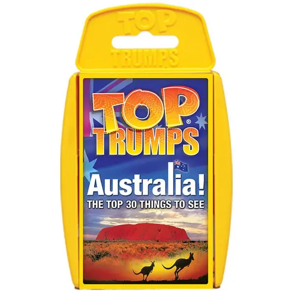 Winning Moves Top Trumps: Australia Top 30 Things To See Board Game 1
