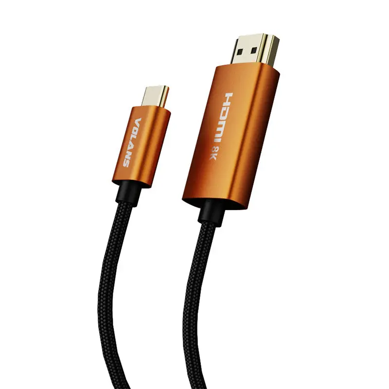 Volans Braided Ultra 8K Usb-C To Hdmi 2.1 Cable - 3M (Vl-Ch83) 1