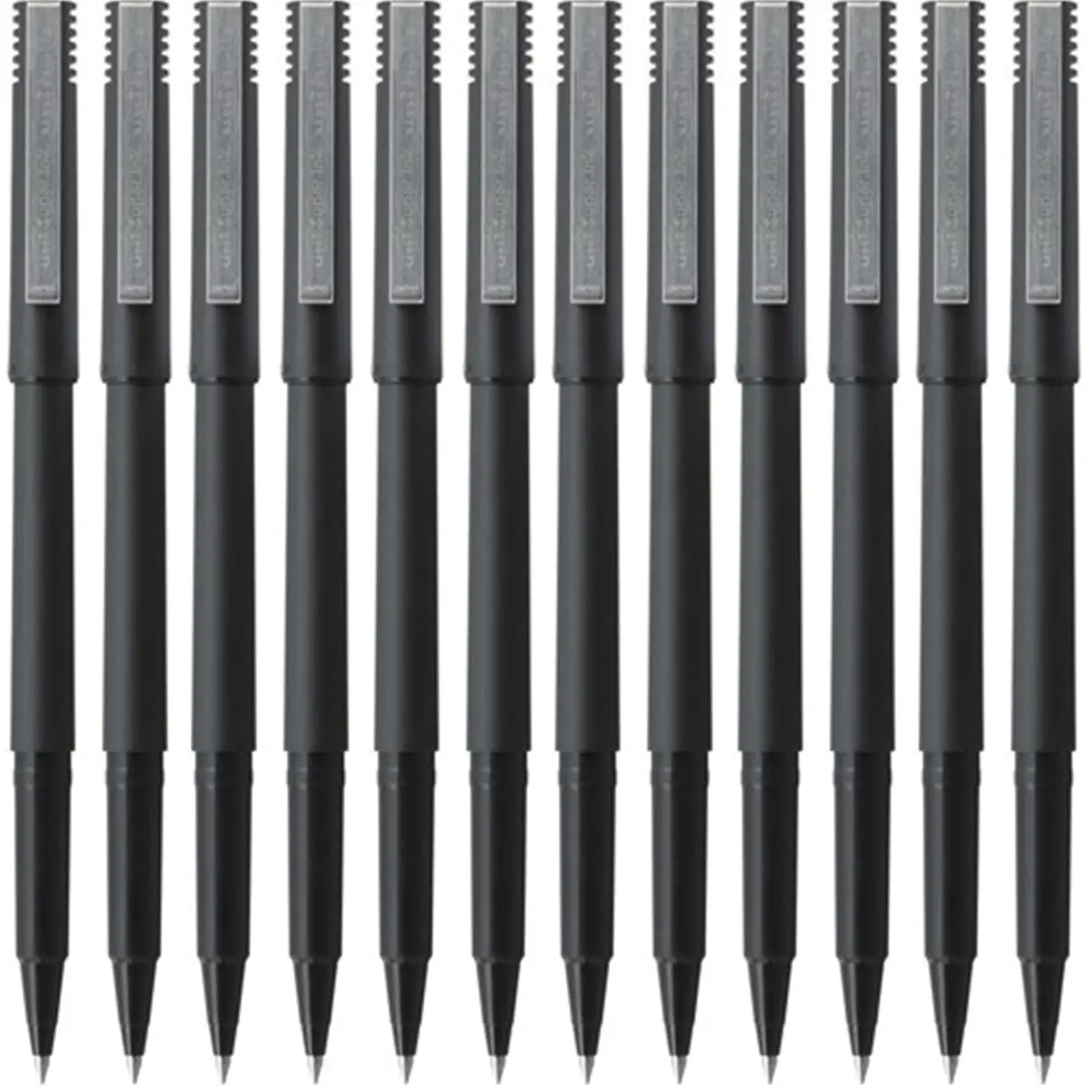 Uni-Ball Ub120 Micro Liquid Ink Rollerball Pen 0.5Mm Black Box 12 1
