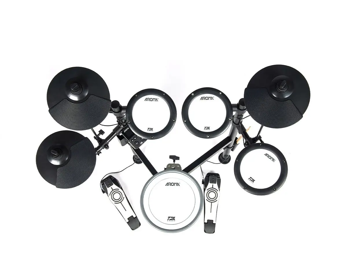 Aroma Portable Electronic Drum Kit With Bluetooth And Amplifier 2