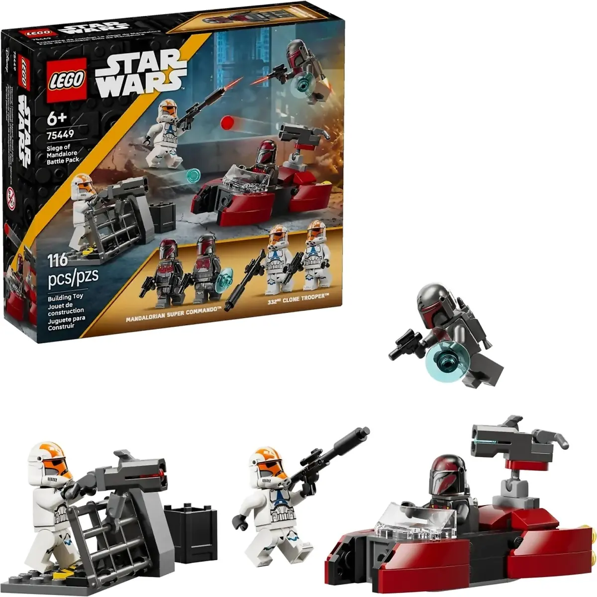 Lego 75449 Siege Of Mandalore Battle Pack - Star Wars 1