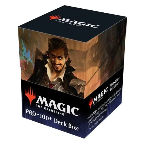 Ultra Pro: Up19340 Streets Of New Capenna 100+ Deck Box B Featuring Anhelo The Painter For Mtg Cards 1