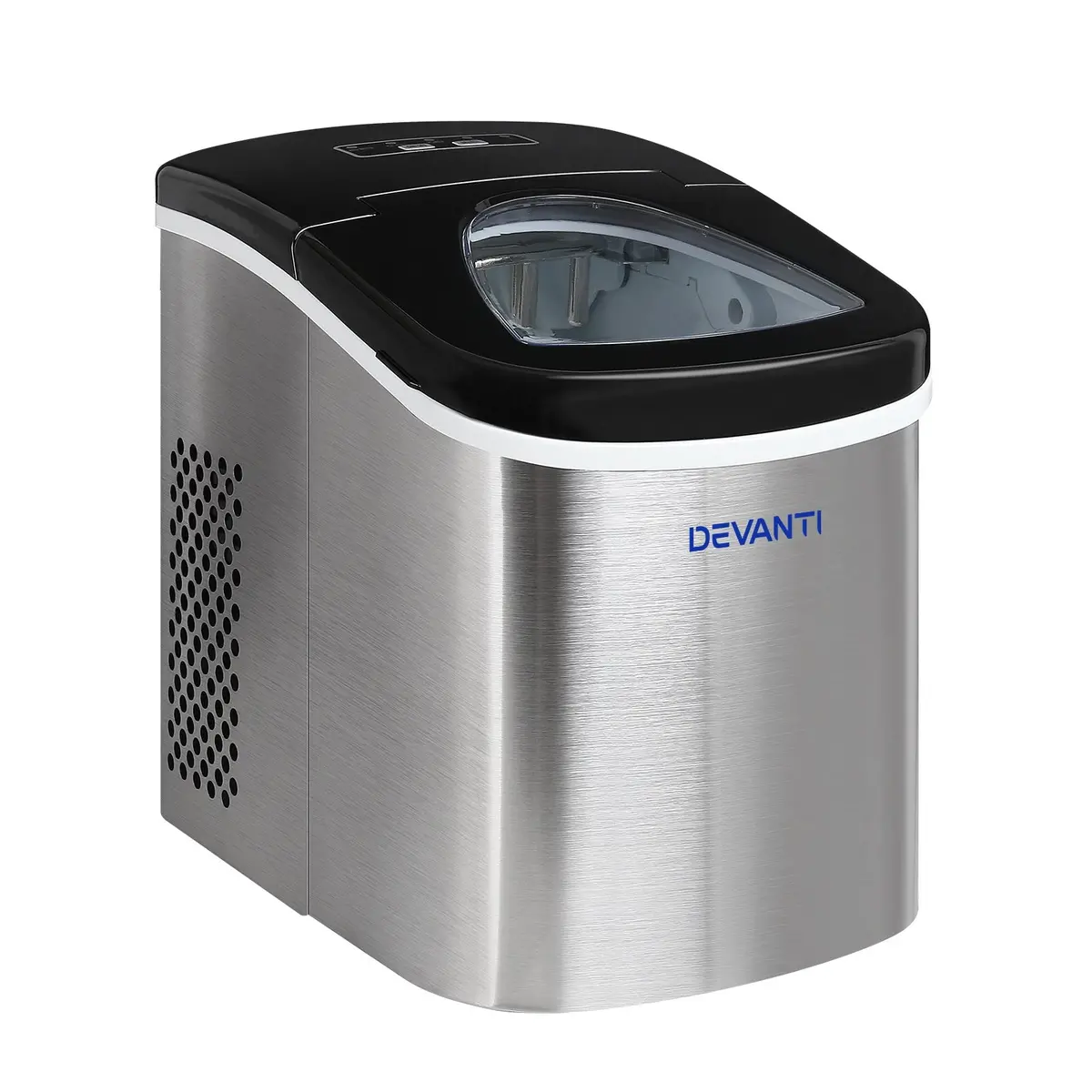 Devanti 12Kg Ice Maker Machine Stainless Steel 1