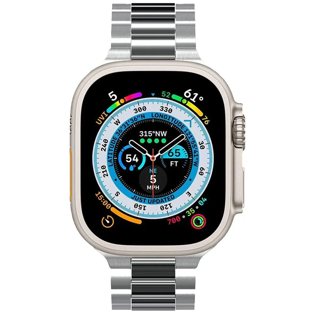Spigen Apple Watch 42-49Mm Modern Fit 316L Wristband (Silver) 1