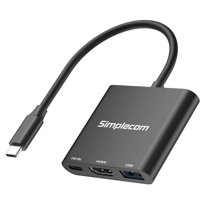 Simplecom Usb-C 3-In-1 Hdmi 2.0 4K@60Hz Usb 3.2 Adapter (Da320) 1