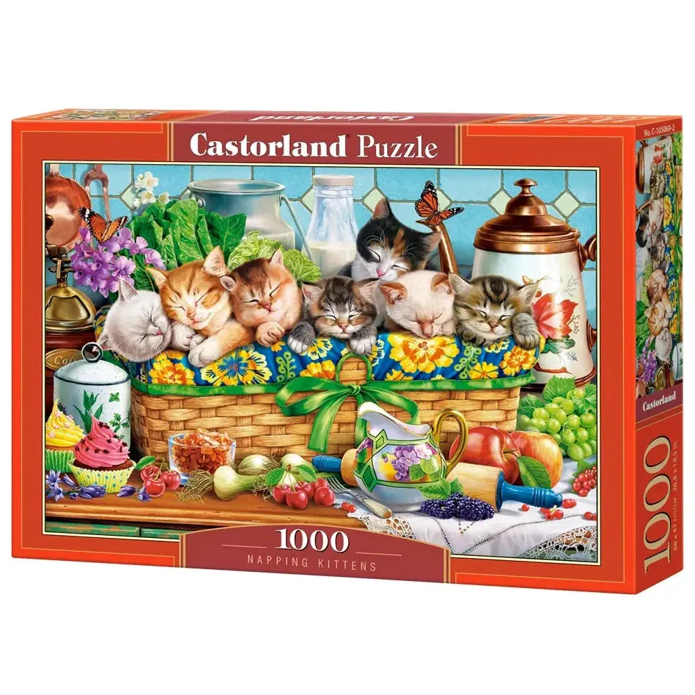 Castorland 1000-Pieces Napping Kittens Puzzle 1