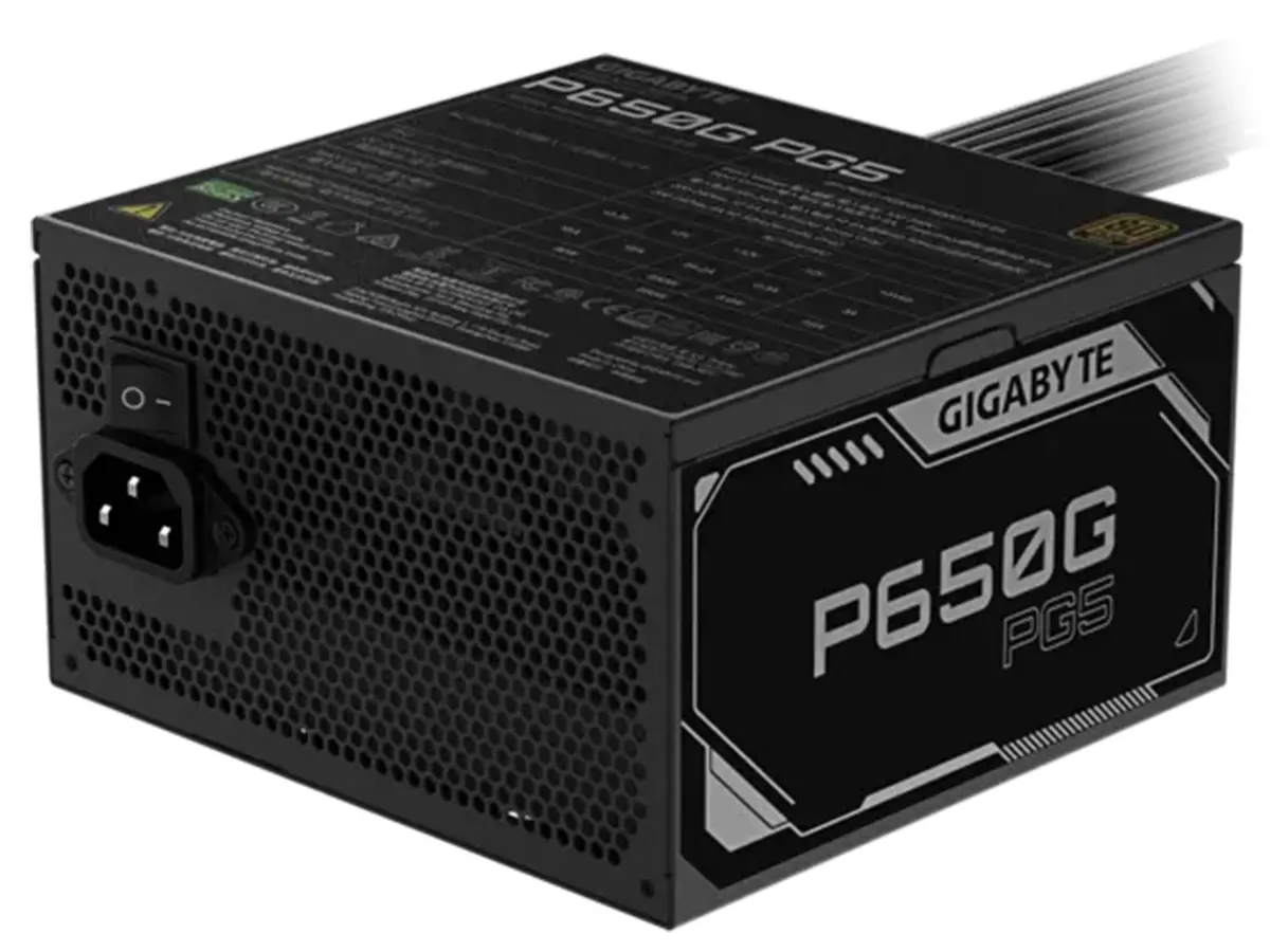 Gigabyte Pg5 650W 80+ Gold Fully Modular Atx 3.1 Power Supply 2