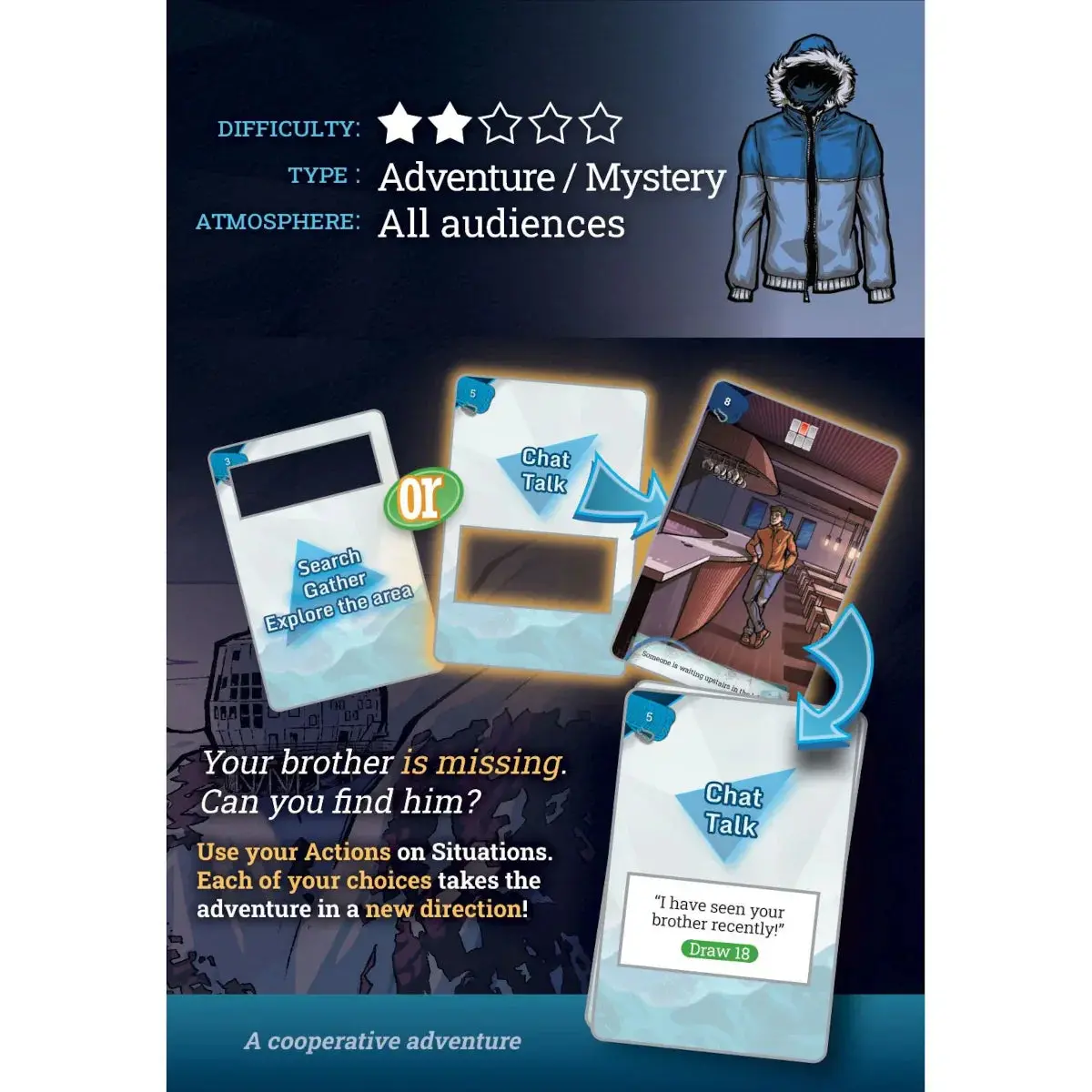 Lucky Duck Games Backstories: Alone Under The Ice Tabletop Game 2