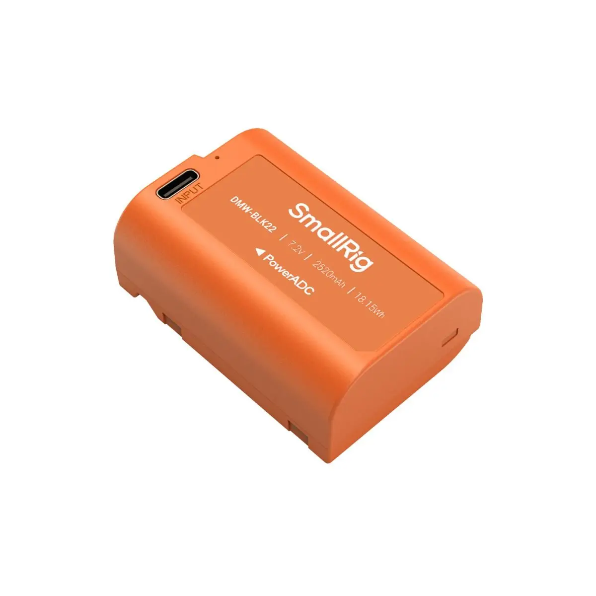Smallrig Dmw-Blk22 Usb-C Rechargeable Camera Battery (Orange) 4979 1