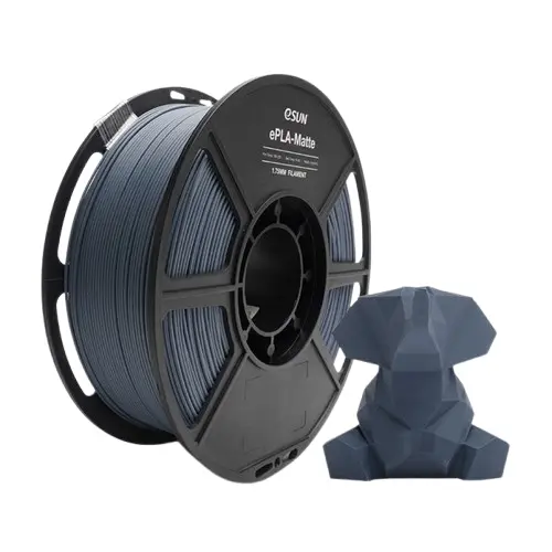 Esun Matte Pla 3D Print Filament 1.75Mm 1Kg - Dark Grey 1