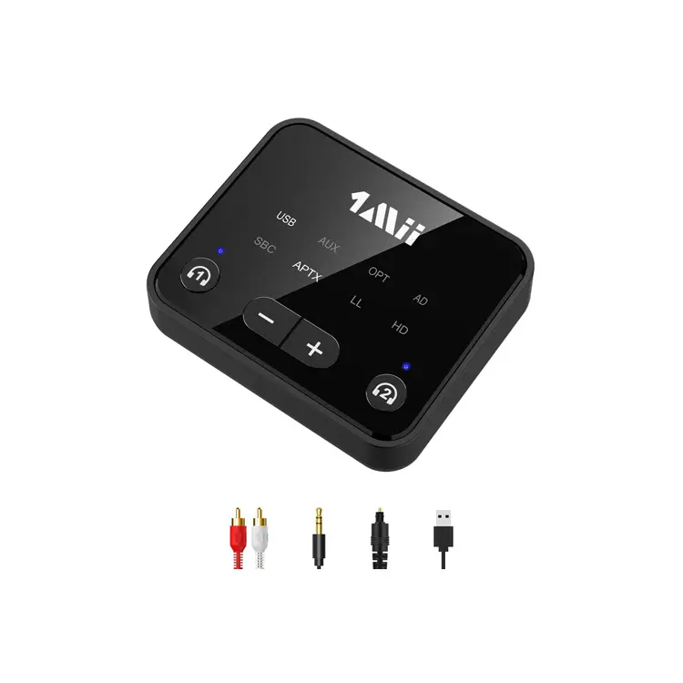 1Mii B06t6 Bluetooth 5.3 Transmitter To 2 Wireless Headphones 1