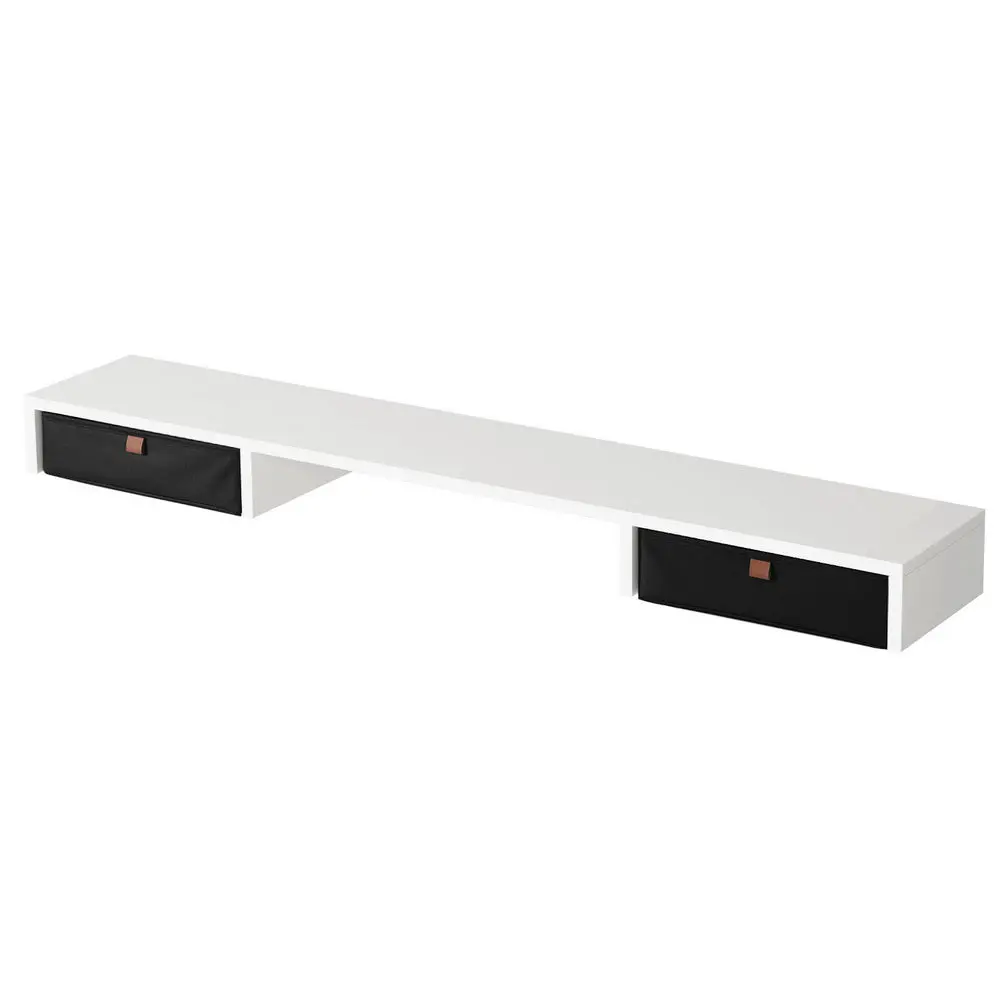Artiss Standing Desk Desktop Storage Rack Shelf Removable Bookshelf Drawer 120Cm 1