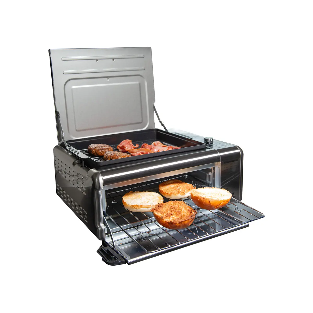 Kitchen Couture 17L 9 In 1 Sensei Air Fryer Oven And Grill - Stainless Steel 1