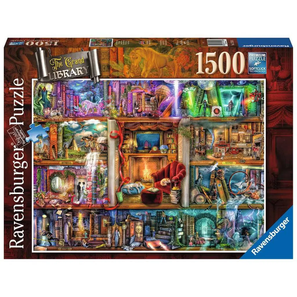 Ravensburger 1500Pc The Grand Library Puzzle 1