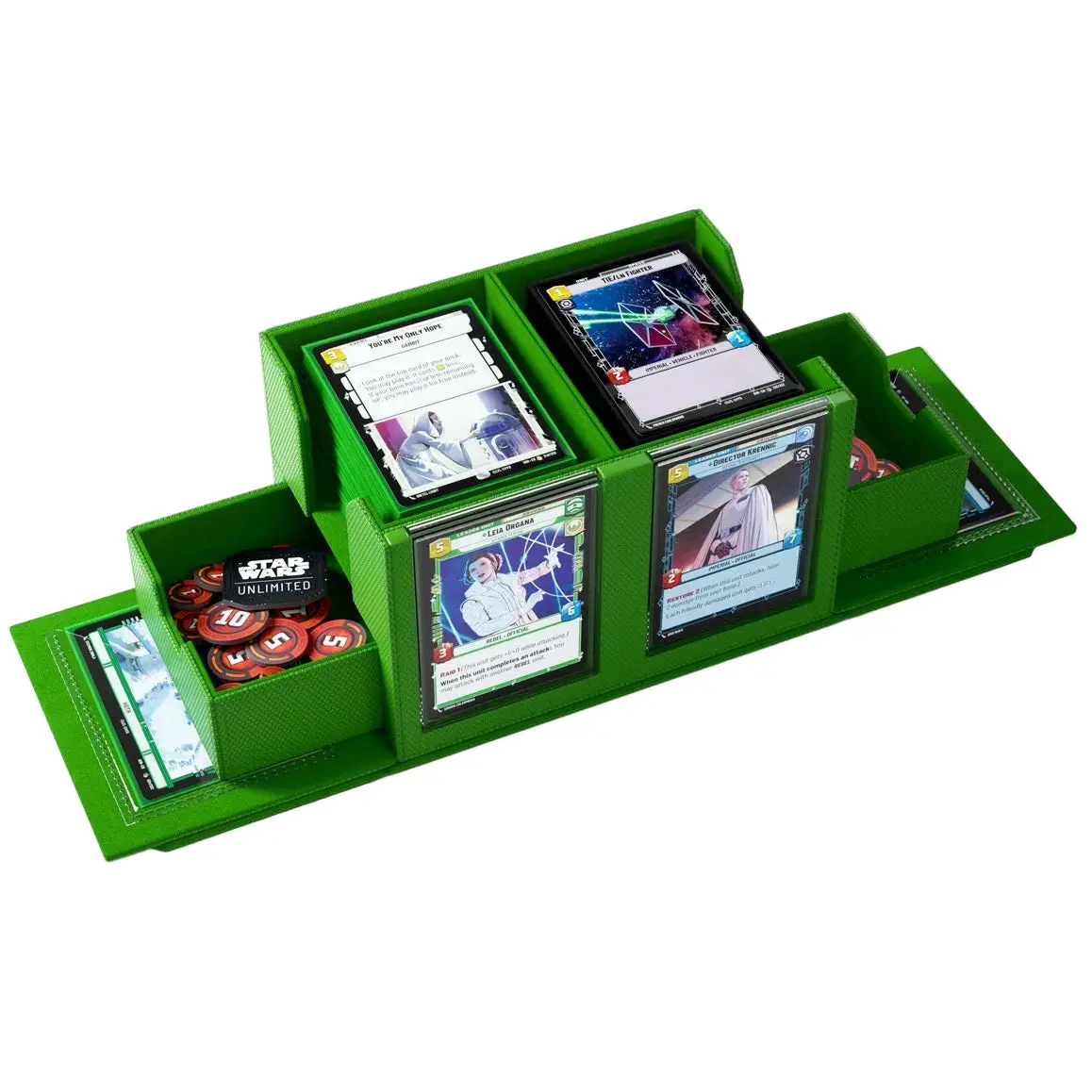 Gamegenic Star Wars Unlimited Double Deck Pod (Green) 1