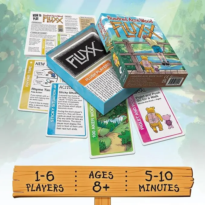 Looney Labs Fluxx Hundred Acre Wood Fluxx Board Game 2