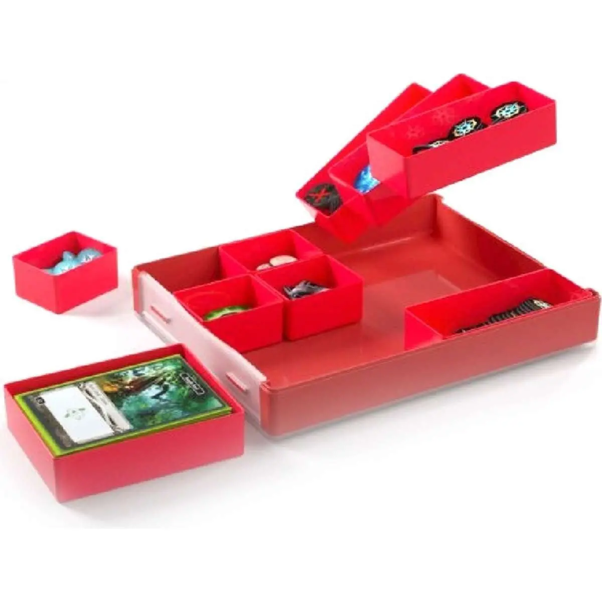 Gamegenic Token Silo Convertible Card Dice Tray (Red) 1