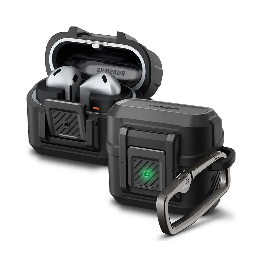 Spigen Galaxy Buds 3 Pro Lock Fit Case (Black) 1
