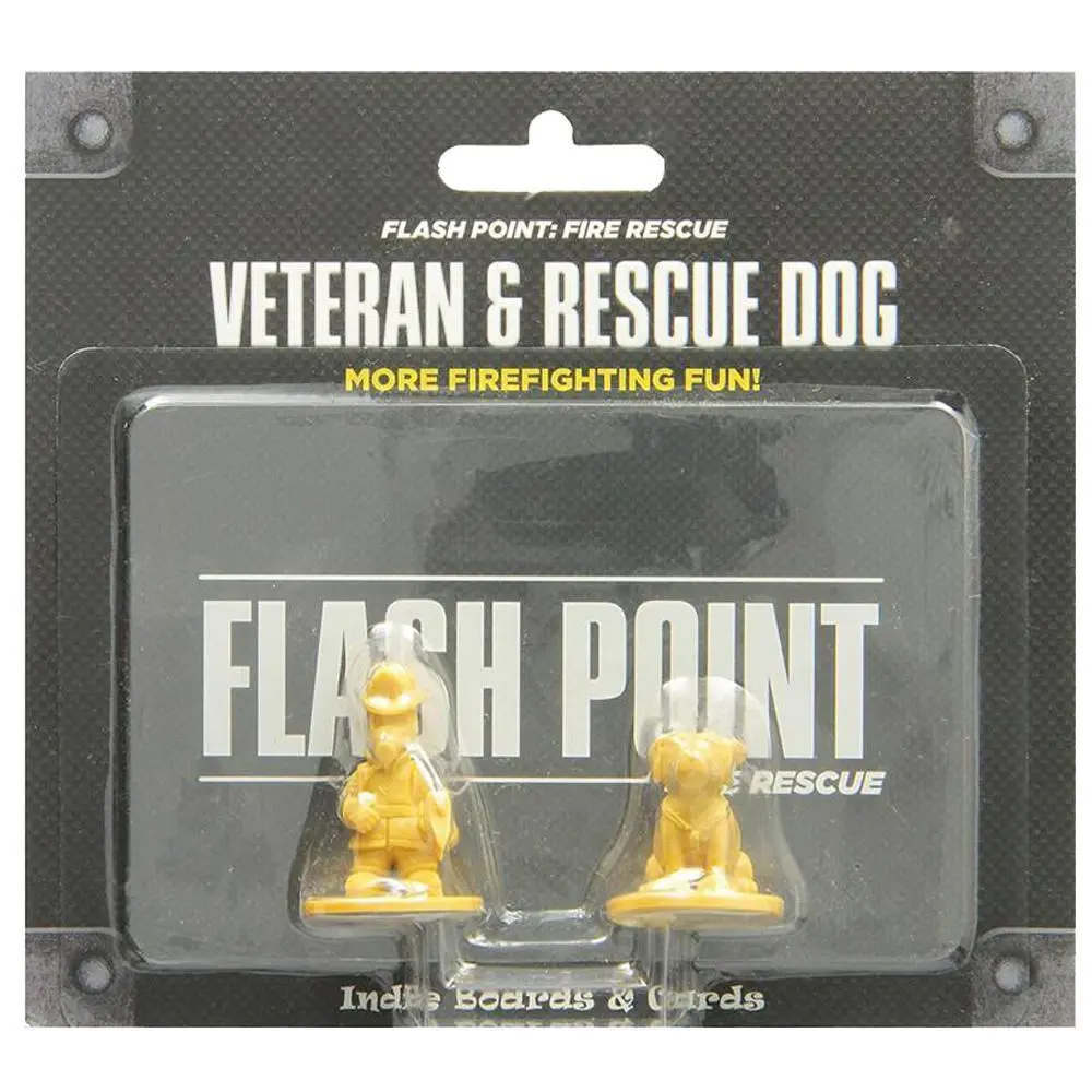 Indie Boards & Cards Flashpoint Fire Rescue Veteran And Rescue Dog Board Game 1