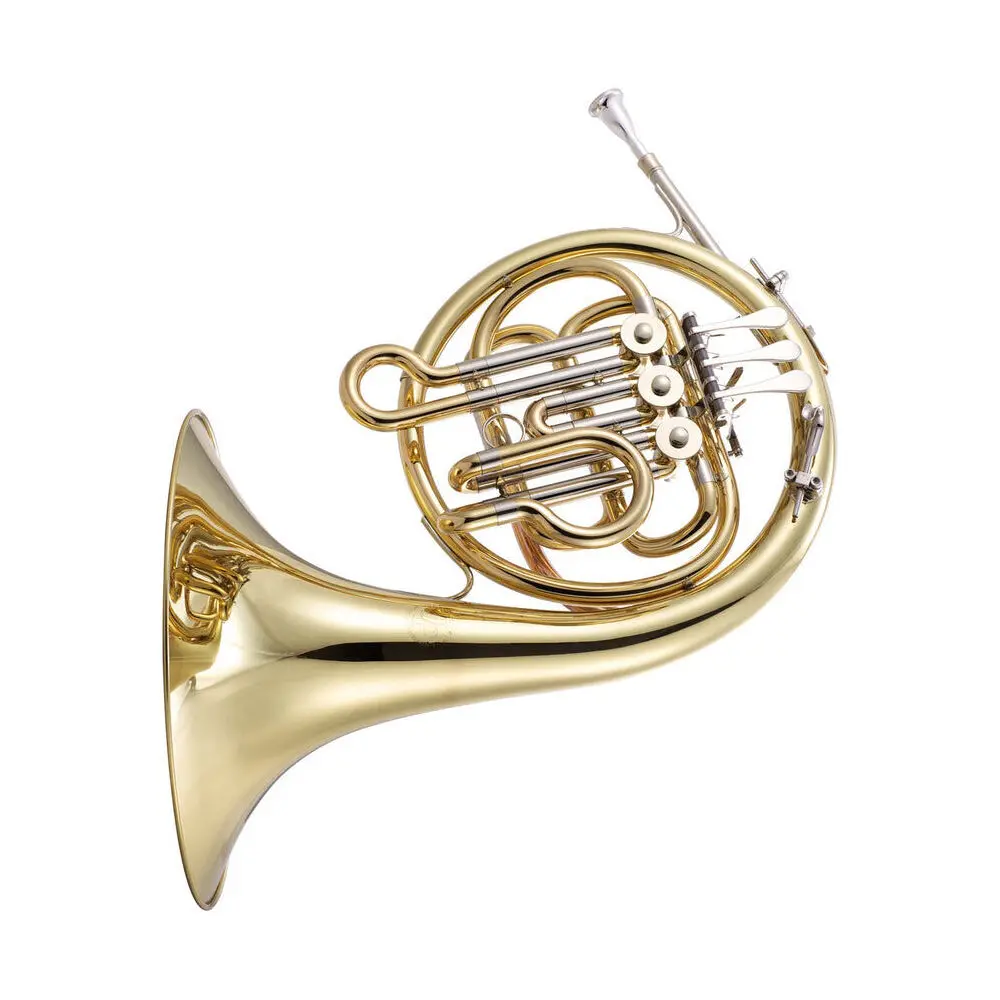 John Packer Jp161 Single Bb French Horn Musical Instrument - Brass Lacquer 1