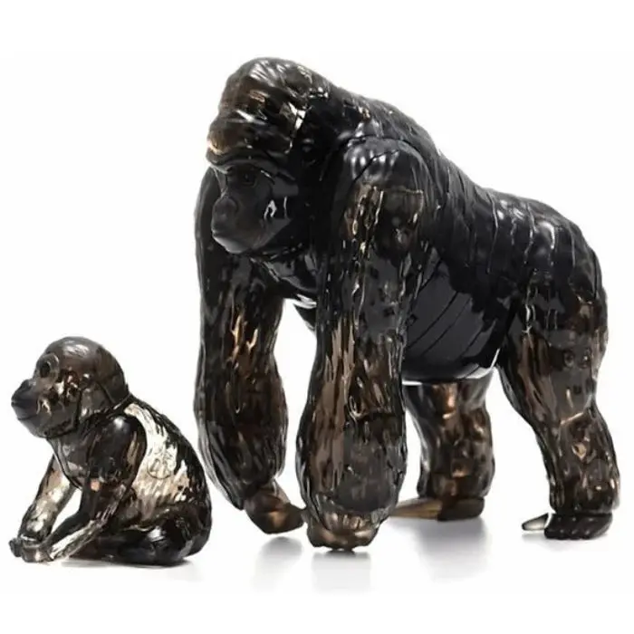 Bepuzzled 3D Gorilla And Baby Crystal Puzzle 1