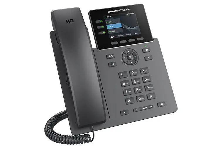 Grandstream Grp2611g 3 Lines, 4 Sip Accounts, 2.8 In Scrn, Poe, Gige 1